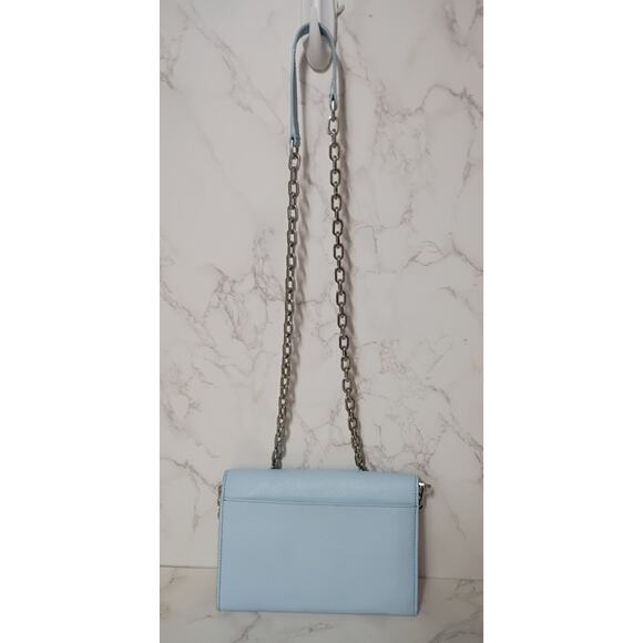 Tory Burch Robinson Blue Crossbody Bag - Picture 2 of 9